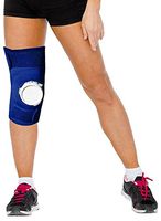 PU Health Ice Cool Knee Wrap Double Brace for Therapy, Blue, 1 Pounds