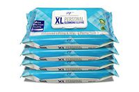 Premium Formulations HIGH Traction XL UBER Thick Adult Wipes Wash Cloths, Large, Strong (4 Packs x 56 Wipes = 224 Wipes)