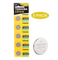Toshiba CR1616 3V Lithium Coin Cell Battery Pack of 5