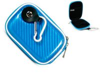- Kroo Blue High Quality Miniature Hard-Shell EVA (Cool 3D Design) Carrying Case for Olympus VG-140 Digital Camera (+ 1pc Lost-n-Found ID Tag) ..... Best Seller on Amazon!