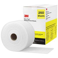 3M Easy Trap Duster Sweep and Dust Sheets for Cleaning Dirt, Sand, and Hair on Hardwood Floors, Vinyl, and Tile in Kitchens, Bathrooms, and Entryways, 8” x 6” Sheets, 250 Sheets/Roll