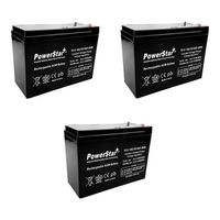 3 Pack - 12V 10Ah Schwinn ST1000, ST-1000 Stealth Scooter Battery