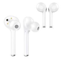 Lightweight Workout Earbuds by Indigi - Realtek BT 5.0 Sync - iOS and Android Devices w/Magnetic Charging case