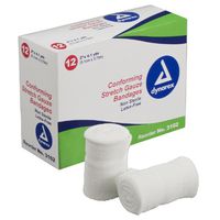 Non-Sterile Stretch Gauze Bandage Rolls, 2", Box of 12