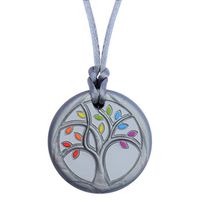 Munchables Sensory Adult Chew Necklace for Girls or Women (Tree of Life (Silver))