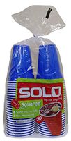 Solo Squared Blue Cups, 18 Oz, 50 Count