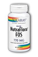Solaray NutraFlora FOS - 770 mg - 60 Capsules