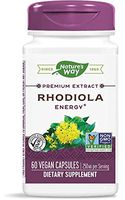 Nature's Way Rhodiola Energy, 250mg per Serving, 60 Capsules (Pack of 2)