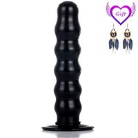 FEEYAA Fun A-%nàl Toy Huge Beaded Pleasing Toy Dilatador Men and Women Beginners FEEYAA (Color : Black)