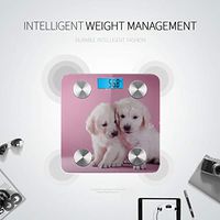 LYAOE Bluetooth Body Fat Scale Golden Retriever Puppies Smart Wireless Scale with LCD Display Measuring Body Weight Bmi and Health Digital Scale
