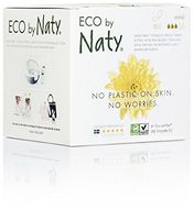 Eco by Naty Certified Thin Sanitary Pads, Normal, 15 Pads (Chemical-Free and Unscented)