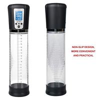 Electric Control Men's Enlargement Clear Effective Pennis Vacuum Pumps Pennis Extension Enhancer Prolong Pump Pennis Extender Stamina Trainer for Men