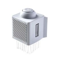 UPKOCH Soap Dispensing Palm Brush Dish Scrubber Brush Dishwasher Safe Non Slip Grip Dish Brush with Soap Dispenser Automatic Soap Brush