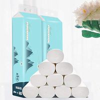 Little grass 14 Rolls Toilet Paper Ultra Soft Toilet Tissue Paper 4-Ply for Home Kitchen Bathroom Restaurant Strong And Highly Absorbent Hand Towels