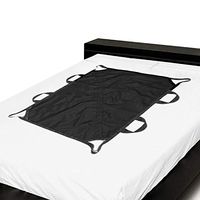 48" x 40" Positioning Bed Pad with Handles, Patient Transfer Sheet for Lifting, Turning, and Repositioning in Beds - Waterproof, Reusable & Washable