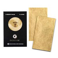 Hornet 24K Gold Rolling Papers, 1 1/4 Size 2-Sheet Raw Cigarette Papers with Loader Card (78 mm)