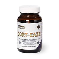 NuEthix Formulations Cort-Eaze Cortisol-Control Supplement to Promote Relaxation and Better Sleep, 60 Capsules