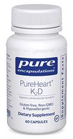 Pure Encapsulations - PureHeart K2D - Hypoallergenic Supplement to Promote Calcium Homeostasis and Cardiovascular Function - 60 Capsules