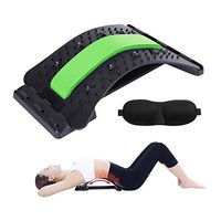 RIFFUE Back Massage Stretcher, Lumbar Support Device Low Back and Acupressure Lower Back Stretcher