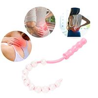 Portable Body Massage Roller, 11 Rolling Beads Relieve Muscle Pains Massage Roller Stick Use for Back, Shoulder, Waist etc. Massage