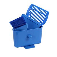 Roblue Cat Litter Shovel Broom Bucket Dustpan Plastic Cleaning Tool 1 Set of 4 Pcs