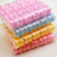 Liobaba 20pcs Transparent Contact Lens Case Double Box Transparent Beauty Mate Box Beauty Care Box Invisible Box
