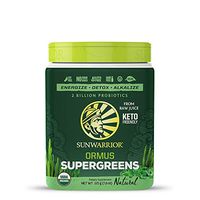 Sunwarrior - Ormus Supergreens, Powerful Vegan Greens with Trace Minerals, Organic, Gluten Free, Non-GMO, Natural, 45 Servings (7.9 oz.), Packaging May Vary