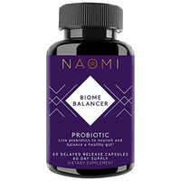 Naomi Probiotic Biome Balancer - Digestive Health Probiotic to Help Improve Digestive Flora and Digestive Health - 60 Servings