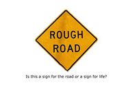 Blank Notecard - Rough Road