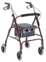 MCK46213800 - Merits Health Products Rollator Blue Rollator Aluminum 32 to 36 Inch