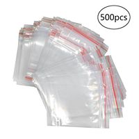 ULTNICE 500pcs 7x10cm Resealable Cellophane Bags Clear Self Sealing Cello Cellophane Bags Thick OPP Plastic Bags for Candy Cookie Treat