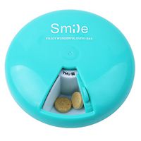 Edtoy Decorative Pill Box, Cute Vitamins Organizer Pillbox (Blue)