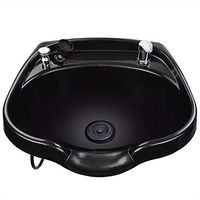 Salon Hair Basin Bowl with Faucet & Hair Trap & Neck Rest Injection Molded Plastic; Tougher, Stronger and eliminates Stains and Fading US Delivery