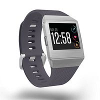MightySkins Skin Compatible with Fitbit Ionic - Cold Steel | Protective, Durable, and Unique Vinyl Decal wrap Cover | Easy to Apply, Remove, and Change Styles | Made in The USA