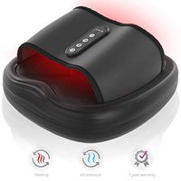Shiatsu Foot Massager Machine - 3-1 Acupuncture Massage Device With Heat, Deep Kneading Feet Circulation Muscle Relief Plantar Fasciitis Neuropathy Chronic Nerve Pain