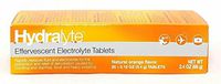 Hydralyte Electrolyte Orange Effervescent Tablets 20 Count (5 Pack)