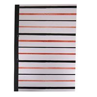 RSW FN3000 A4 Refill Fashion Writing Notebook - Designer Stripes Design - 140 Pages