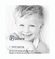 20x22 Smooth White / Super White Custom Mat for Picture Frame with 16x18 opening size (Mat Only, Frame NOT Included)