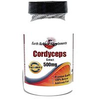 Cordyceps Extract 500mg * 100 Caps 100% Natural - by EarhNaturalSupplements