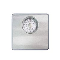 MUTANG Large Dial Pointer Mechanical Scale, Home Adult Weight Loss Health Scale Accurate Weight Scale Mini Scale, No Battery (Color : Gray)