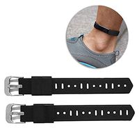 B-Great Silicone Extender Bands for Larger Size Wrist or Ankle Wear Compatible with Fitbit Flex/2 Fitbit Alta/HR or Fitbit Ace Watch Band (Black, Pack of 2)