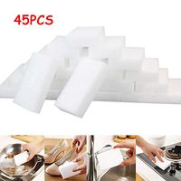 Funic Cleaning Cloth 45Pcs White Magic Sponge Eraser Melamine Foam Kitchen Pad