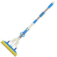 Furniture Flat mop, Household Folding Sponge Replaceable Retractable Stainless Steel Non-Slip Handle mop, Suitable for Hardwood Laminate Tile Stone use