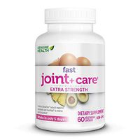 Genuine Health Fast Joint Care+ Extra Strength, Eggshell Membrane, Natural Rapid Pain Relief, 60 Capsules