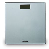 Trimmer Super Thin Digital Bathroom Bodyweight Weighing Scale with Non-Skid No Slip Surface for Home, Gym, Fitness, Silver