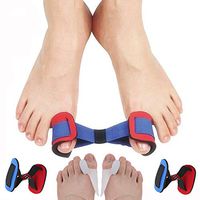 Bunion Exercise Bands (2 Packs) Bunion Corrector Strap, Overlapping Toes Straightener, Hallux Valgus Realignment Stretcher - Instant Pain Relief