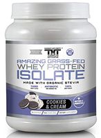Amazing Grass Fed Whey Protein Powder. The Finest Protein Shake for Healthy Gut Bacteria, Digestive Health, Optimal Absorption of Nutrients, (15 Serving Cookies and Cream)