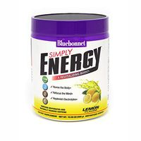 Bluebonnet Nutrition Simply Energy Powder, Lemon, 10.58 Ounce