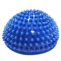 JinJin Massage Ball Spiky for Deep Tissue Back Massage Foot Massager Plantar Fasciitis Massager Massage Ball PVC Foot Trigger Point Stress Relief Yoga Massager (blue)