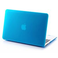 HQF Frosted Matte Shell Case, Ultra-Thin Rubberized Silky-Smooth Protective Hard Shell Case Cover for Apple 13-inch MacBook Air 13.3" Model A1369/A1466(Blue)